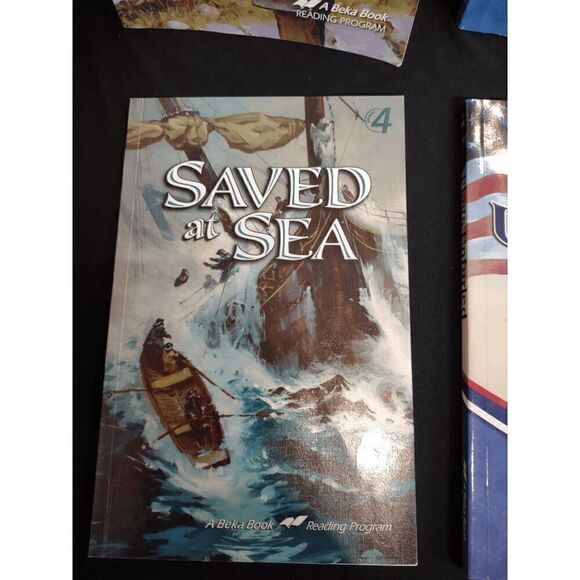 Abeka Grade 4 Readers - Liberty Tree, Flags Unfurled, Saved at Sea, Adventures.. - Picture 2 of 5